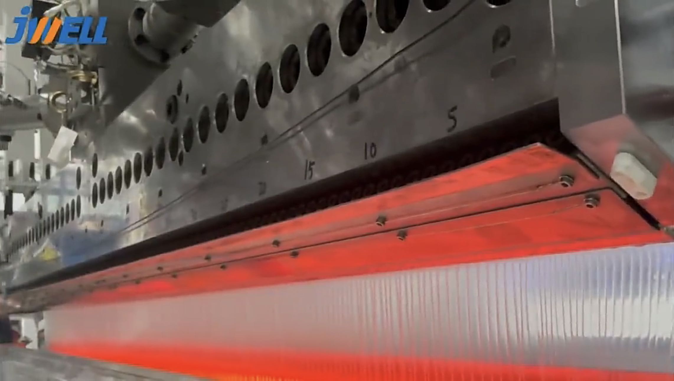 خط آلة بثق الفيلم الشمسي JWELL EVA/POE/EPE آلة بثق البلاستيك 