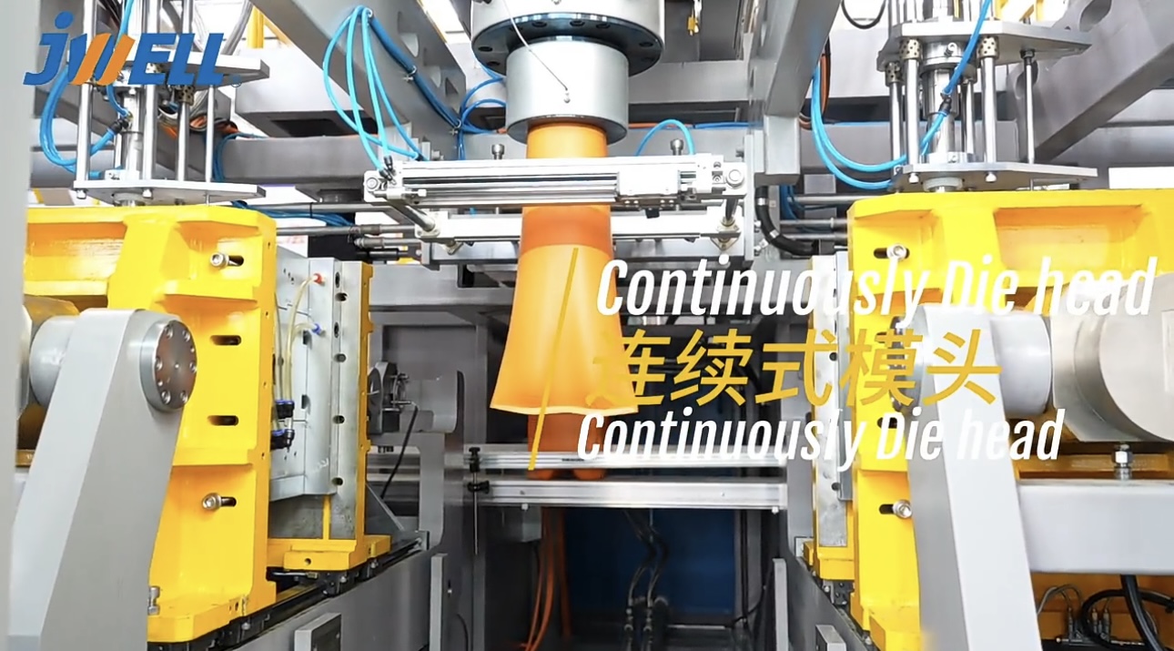 آلة نفخ الحاويات الكيميائية ذات السرعة العالية من النوع المستمر الكهربائي الكامل سعة 30 لترًا 