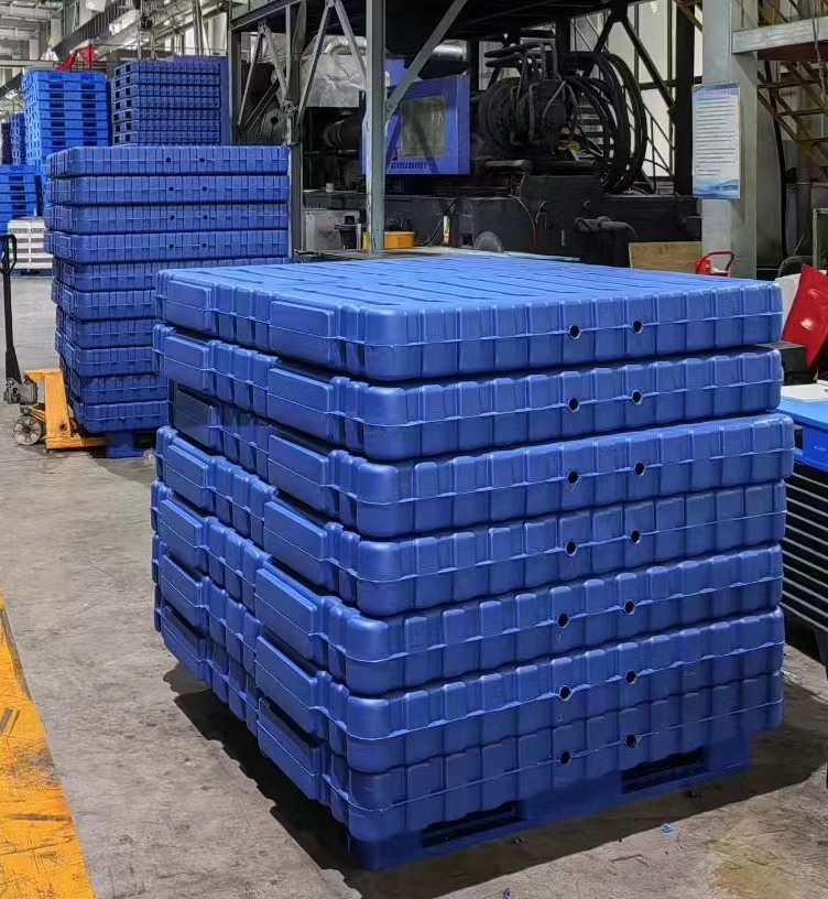 Jwell 2000/2000F آلة نفخ القوالب للخدمات اللوجستية HDPE البلاستيك مزدوج الجانب البليت / البليت القابل للعكس