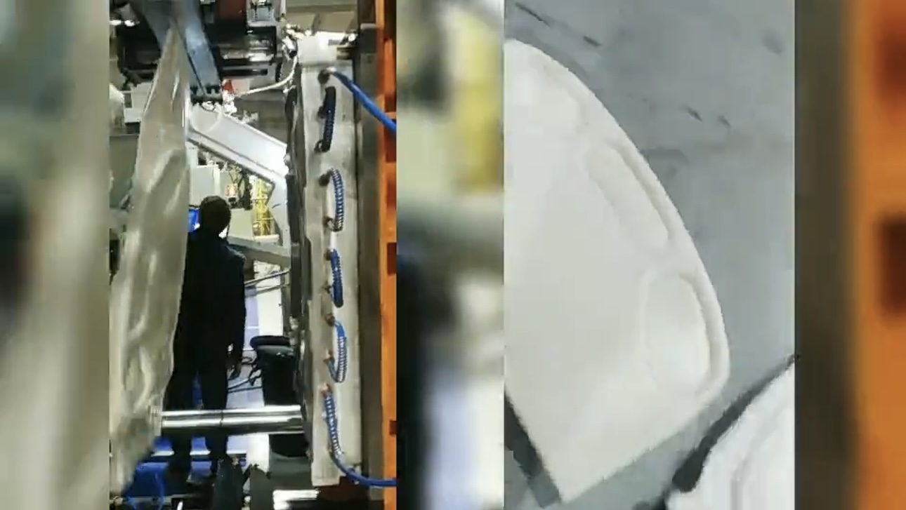 آلة نفخ Jwell للأثاث البلاستيكي الطبي ولوح سرير المستشفى ولوح القدم/اللوح الأمامي